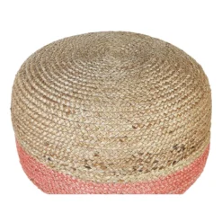 Beliani Poef DUKI - Natuurlijk Jute -Puur Woood Winkel 035fcf274e7b4460bfcf45e0724cb2b1