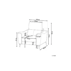 Beliani Fauteuil NARWIK - Bruin Kunstleer, Leer -Puur Woood Winkel 0fc1815d8ca247628e7ebd83bff4a409