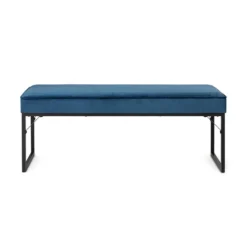 Lifa Living Londen Halbank - Blauw - 120 X 40 X 45 Cm -Puur Woood Winkel 1000006740 0102