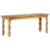 VidaXL Bankje 110x35x45 Cm Massief Gerecycled Hout