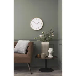 Leitmotiv Bank Explicit - Suede Look Chocolade Bruin - 128x71x74cm -Puur Woood Winkel 1000022685 0110