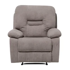 Beliani Fauteuil BERGEN - Beige Polyester