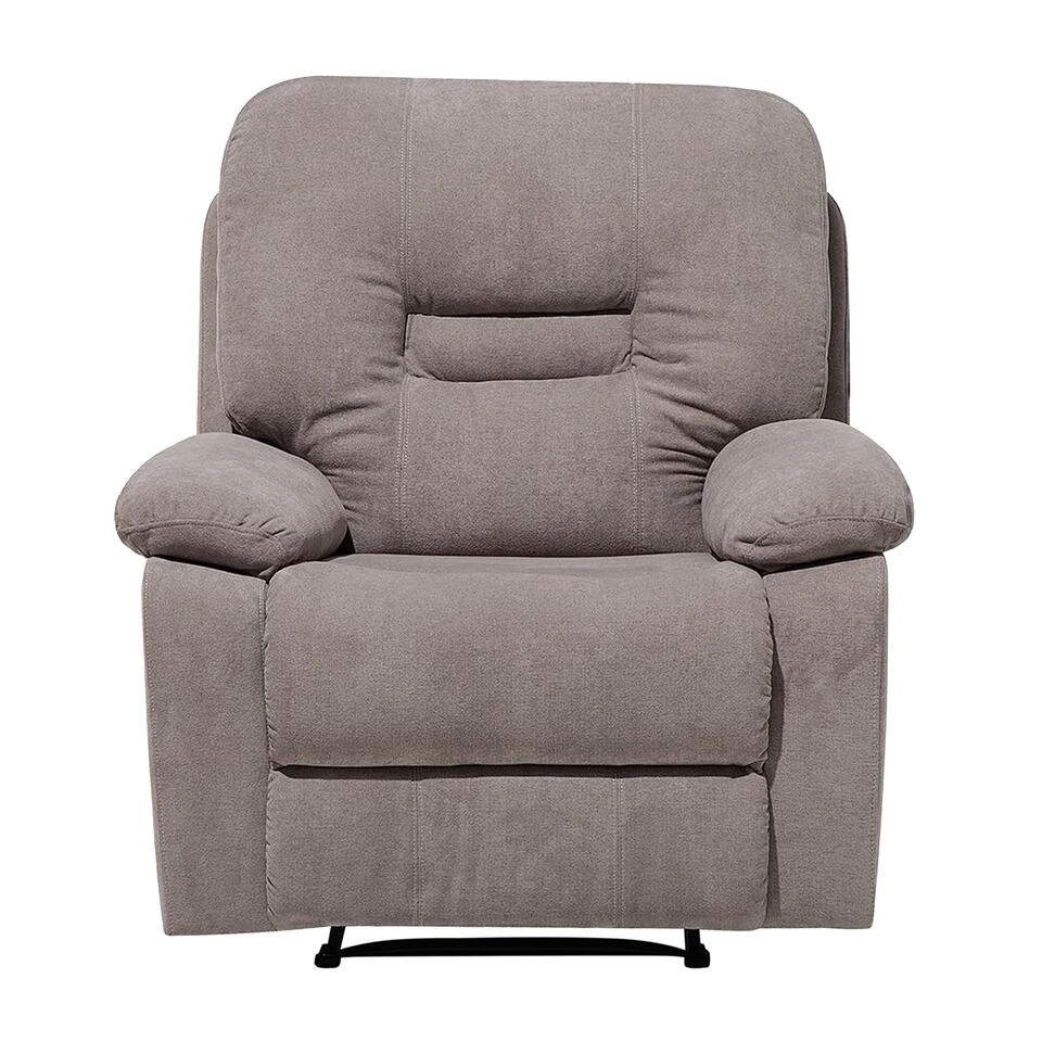 Beliani Fauteuil BERGEN - Beige Polyester 1 Beliani Fauteuil BERGEN - Beige Polyester