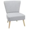 Beliani Fauteuil VAASA - Grijs Polyester