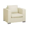 Beliani Fauteuil HELSINKI - Beige Leer