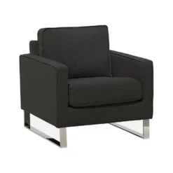 Beliani Fauteuil VIND - Grijs Polyester