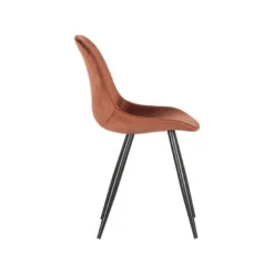 LABEL51 Eetkamerstoel Capri - Rust - Fluweel -Puur Woood Winkel 1000028281 0102