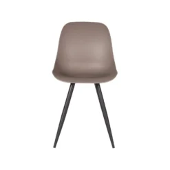 LABEL51 Eetkamerstoel Monza - Coffee - Kunststof -Puur Woood Winkel 1000028284 0101