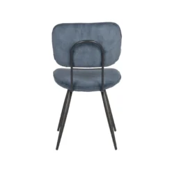 LABEL51 Eetkamerstoel Vic - Blauw - Ribcord -Puur Woood Winkel 1000028333 0103