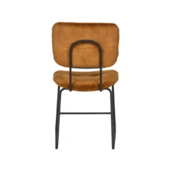 LABEL51 Eetkamerstoel Dez - Oker - Velours -Puur Woood Winkel 1000028358 0103