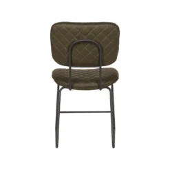 LABEL51 Eetkamerstoel Sev - Army Green - Microfiber -Puur Woood Winkel 1000028399 0103