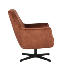 LABEL51 Fauteuil Toby - Rust - Velours -Puur Woood Winkel 1000028403 0102