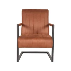LABEL51 Fauteuil Milo - Cognac - Microfiber -Puur Woood Winkel 1000028420 0101