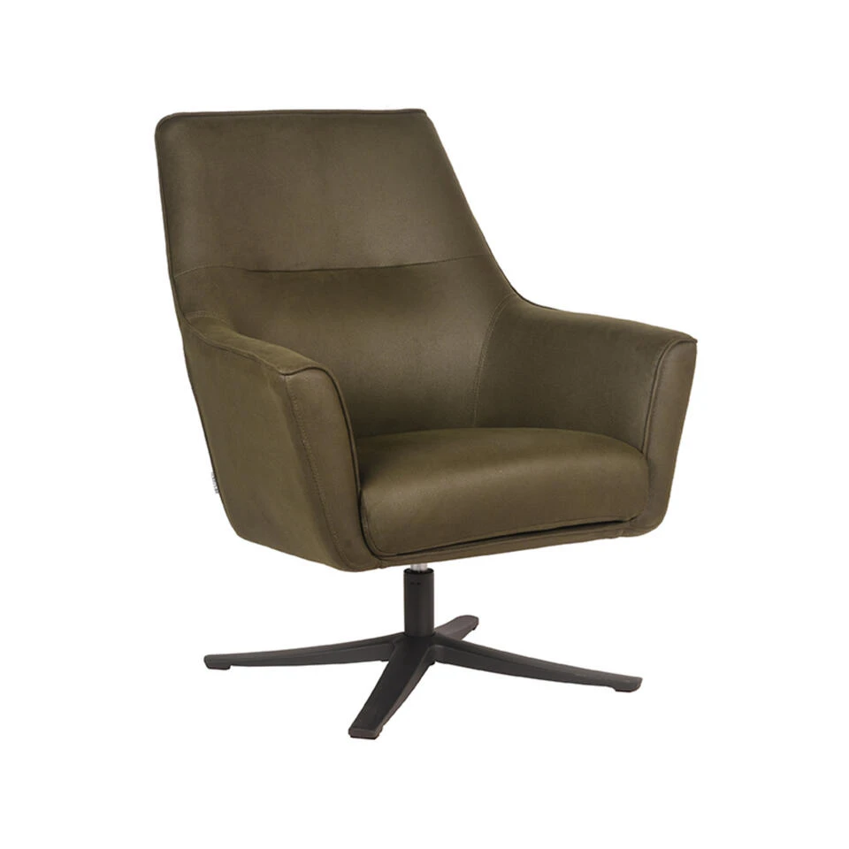 LABEL51 Fauteuil Tod - Army Green - Microfiber 1 LABEL51 Fauteuil Tod - Army Green - Microfiber