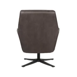 LABEL51 Fauteuil Tod - Antraciet - Microfiber -Puur Woood Winkel 1000028430 0103