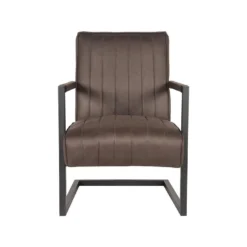 LABEL51 Fauteuil Milo - Antraciet - Microfiber -Puur Woood Winkel 1000028433 0101