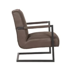 LABEL51 Fauteuil Milo - Antraciet - Microfiber -Puur Woood Winkel 1000028433 0102