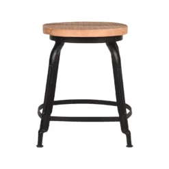 LABEL51 Kruk Delhi - Zwart - Mangohout