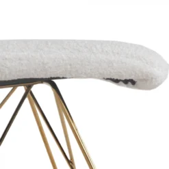 Giga Meubel Stoel Teddy Wit - Set Van 2 - 44x45x82,5cm - Jamie Luxe -Puur Woood Winkel 1000032999 0102