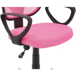 ACAZA Bureaustoel Buritos - Solide, Verstelbaar En Ergonomisch - Roze -Puur Woood Winkel 1000038784 0102