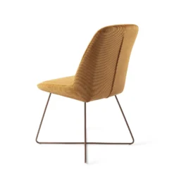 Urban Lifestyle Eetkamerstoel Lyndon - Goud, X Frame Brons -Puur Woood Winkel 1000040643 0103