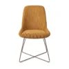 Urban Lifestyle Eetkamerstoel Lyndon - Goud, X Frame Brons