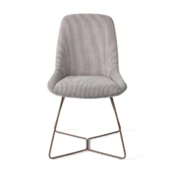 Urban Lifestyle Eetkamerstoel Lyndon - Grey, H Frame Brons