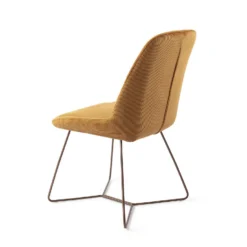 Urban Lifestyle Eetkamerstoel Lyndon - Goud, H Frame Brons -Puur Woood Winkel 1000040658 0103