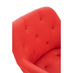 CLP Eetkamerstoel Langford Kunstleer - Oranje -Puur Woood Winkel 1000041559 0103