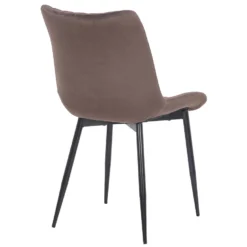 CLP Eetkamerstoel Rahden Fluweel - Bruin -Puur Woood Winkel 1000041561 0103