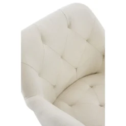 CLP Eetkamerstoel Langford Stof - Crème -Puur Woood Winkel 1000041585 0103