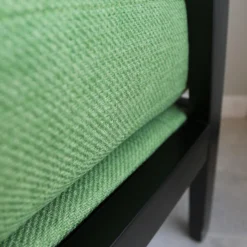 Industriële Fauteuil Morris Stof Groen - Stof - Groen -Puur Woood Winkel 1000041923 0103