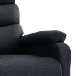 VidaXL Fauteuil Elektrisch Verstelbaar Stof Donkergrijs -Puur Woood Winkel 1000041986 0102