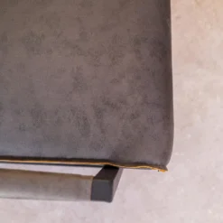 Industriële Leren Fauteuil Antraciet Tiger - Leder - Grijs -Puur Woood Winkel 1000041989 0103