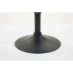 CLP Set Van 2 Barkrukken Braga Zwart Frame Stof - Bruin -Puur Woood Winkel 1000043290 0103