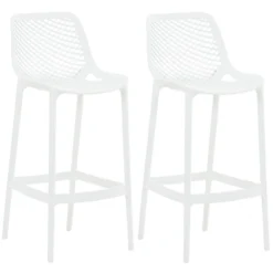 CLP Set Van 2 Barkrukken Air - Wit