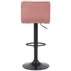 CLP Barkruk Feni Fluweel - Roze -Puur Woood Winkel 1000043356 0103