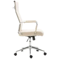 CLP Bureaustoel Columbus Stof - Crème -Puur Woood Winkel 1000043380 0102