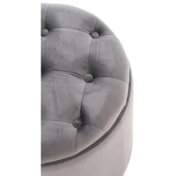 Clp Poef Pantine Grijs -Puur Woood Winkel 1000045332 0103