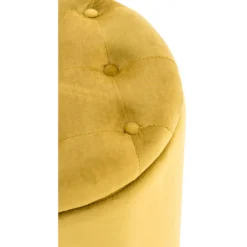 Clp Poef Pantine Geel -Puur Woood Winkel 1000045335 0103