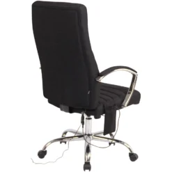 Clp Bureaustoel Valais Met Massage Functie Stof - Zwart -Puur Woood Winkel 1000046388 0103