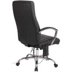 Clp Bureaustoel Valais Met Massage Functie Kunstleer - Zwart -Puur Woood Winkel 1000046402 0103