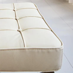 Expo Hocker Creme Premium Leer - Leder - Crème -Puur Woood Winkel 1000049294 0103