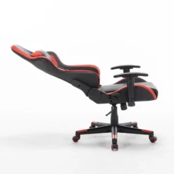 Gamestoel Texas - Zwart / Rood - Gaming Stoel - Bureaustoel -Puur Woood Winkel 1000050258 0103