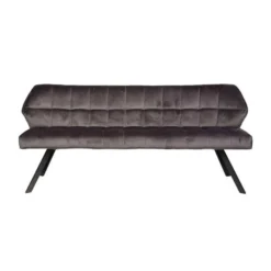 Hoyz - Eetkamerbank Raster - 180cm Breed - 2 Personen - Grijs