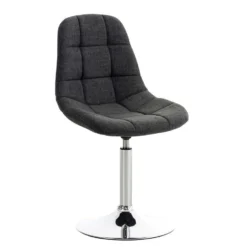 CLP Eetkamerstoel Emil Stof Grijs -Puur Woood Winkel 1000053617 0100