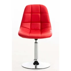 CLP Eetkamerstoel Emil Kunstleder Rood -Puur Woood Winkel 1000053636 0102