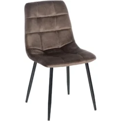CLP Eetkamerstoel Tilde Fluweel Bruin