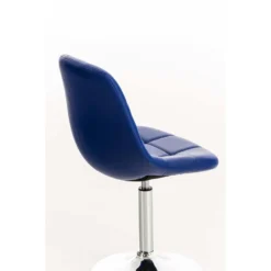 CLP Eetkamerstoel Emil Kunstleder Blauw -Puur Woood Winkel 1000053732 0103