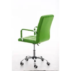 Clp Bureaustoel Deli V2 Kunstleer Groen -Puur Woood Winkel 1000054317 0103